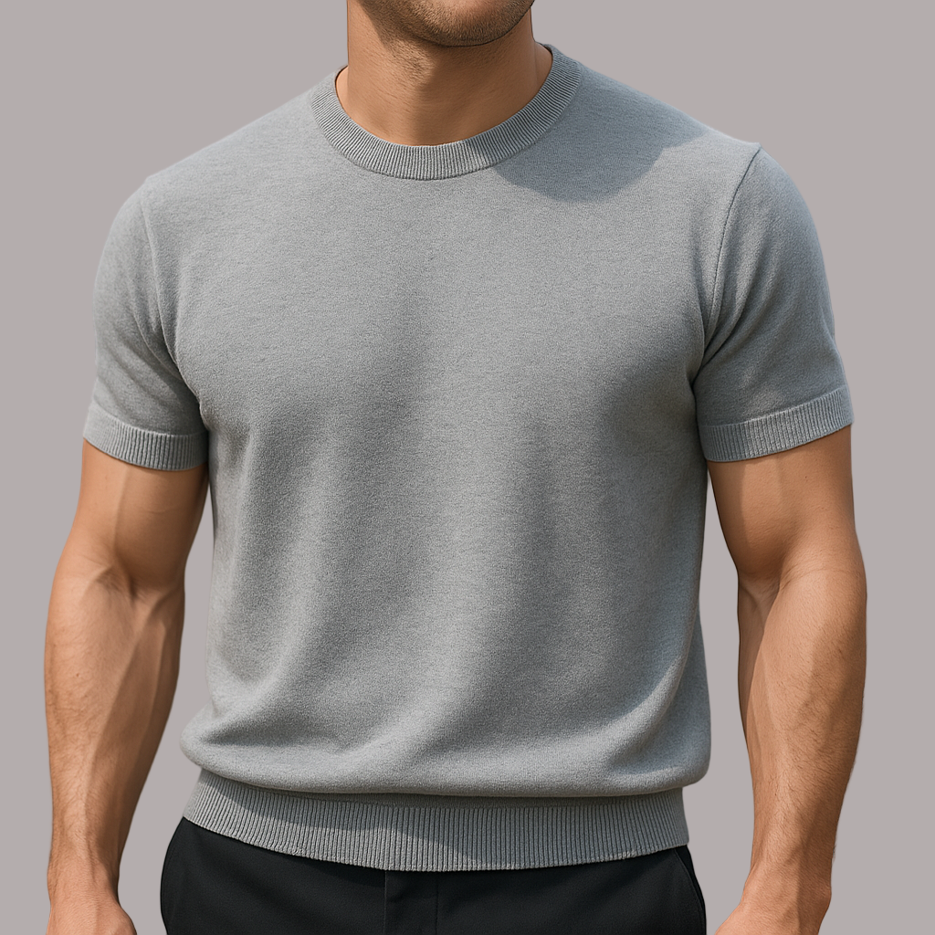 Panko - Tricou Elegant Cu Mâneci Scurte