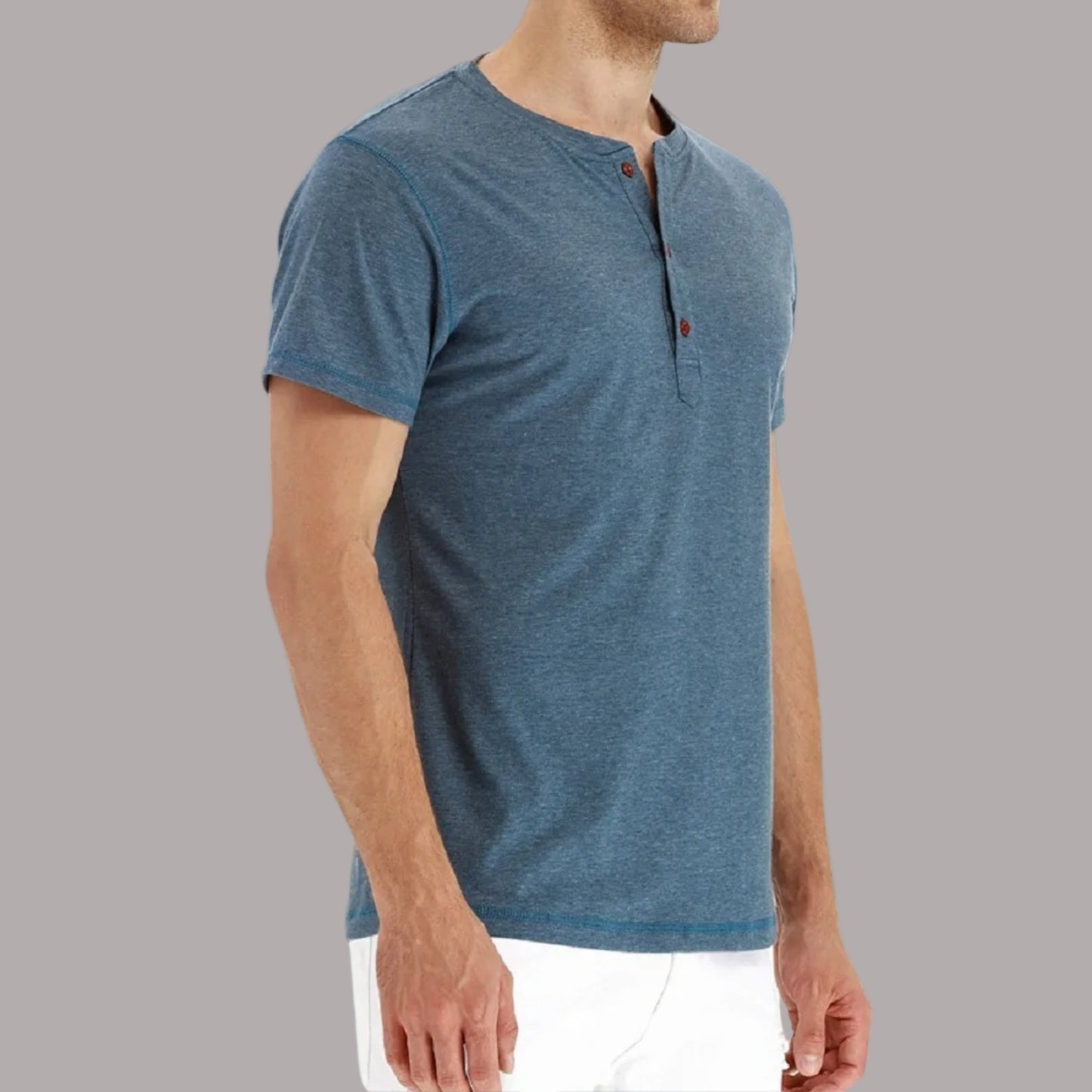 Bill - Tricou Elegant Cu Guler Rotund