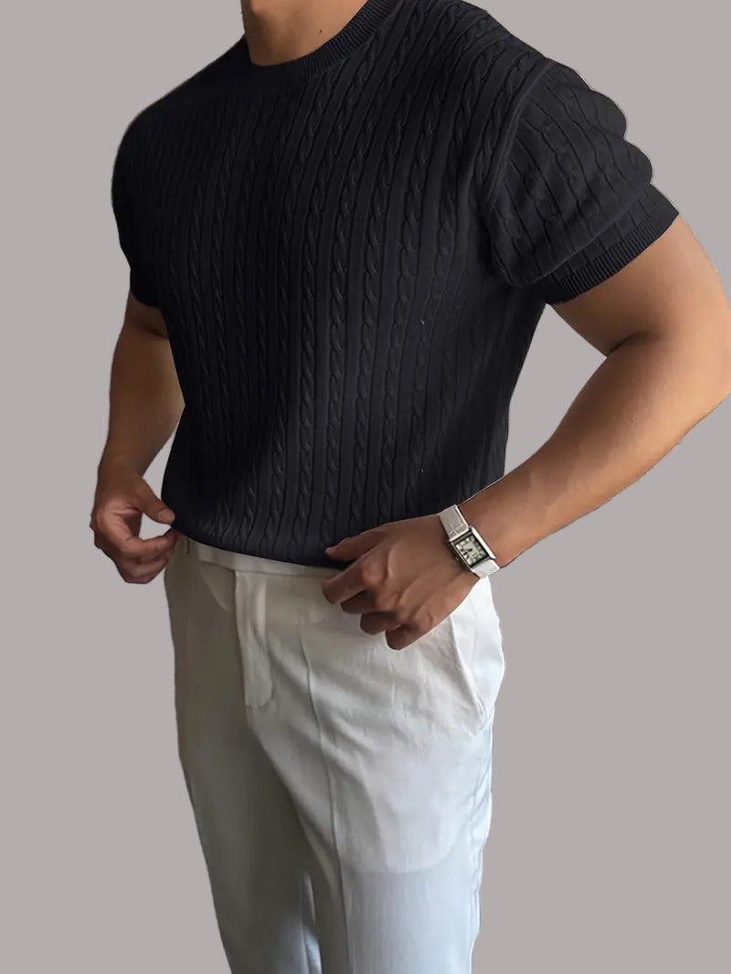 Charles - Tricou Eleganta Tricotat