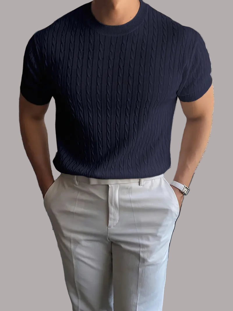 Charles - Tricou Eleganta Tricotat