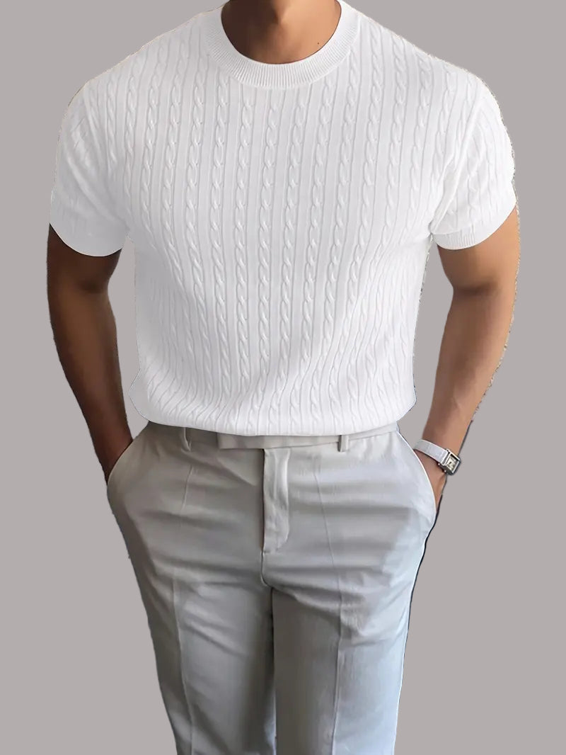 Charles - Tricou Eleganta Tricotat
