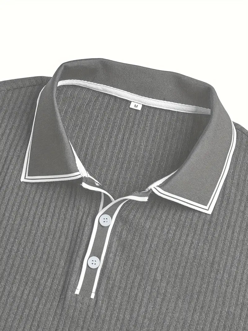 Valentin – Tricou Polo Elegant cu Mâneci Scurte