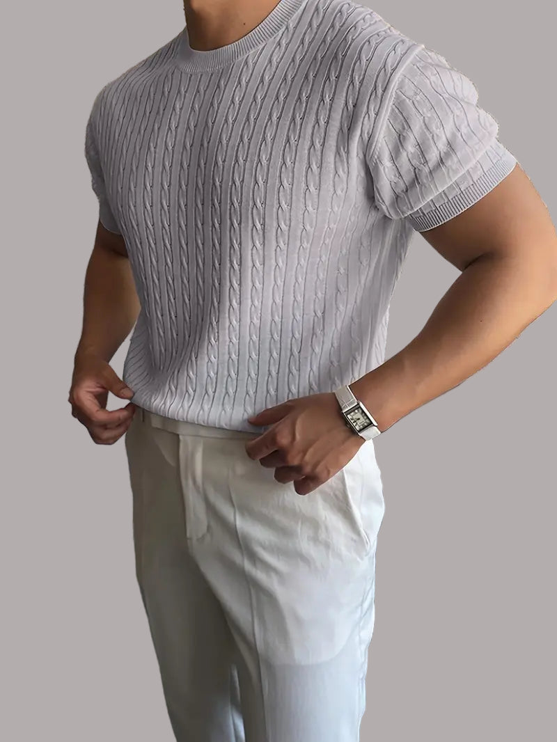 Charles - Tricou Eleganta Tricotat