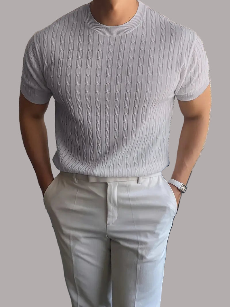 Charles - Tricou Eleganta Tricotat