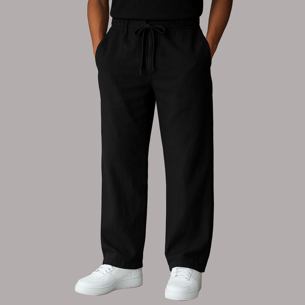 Karl - Pantaloni Eleganți Din In