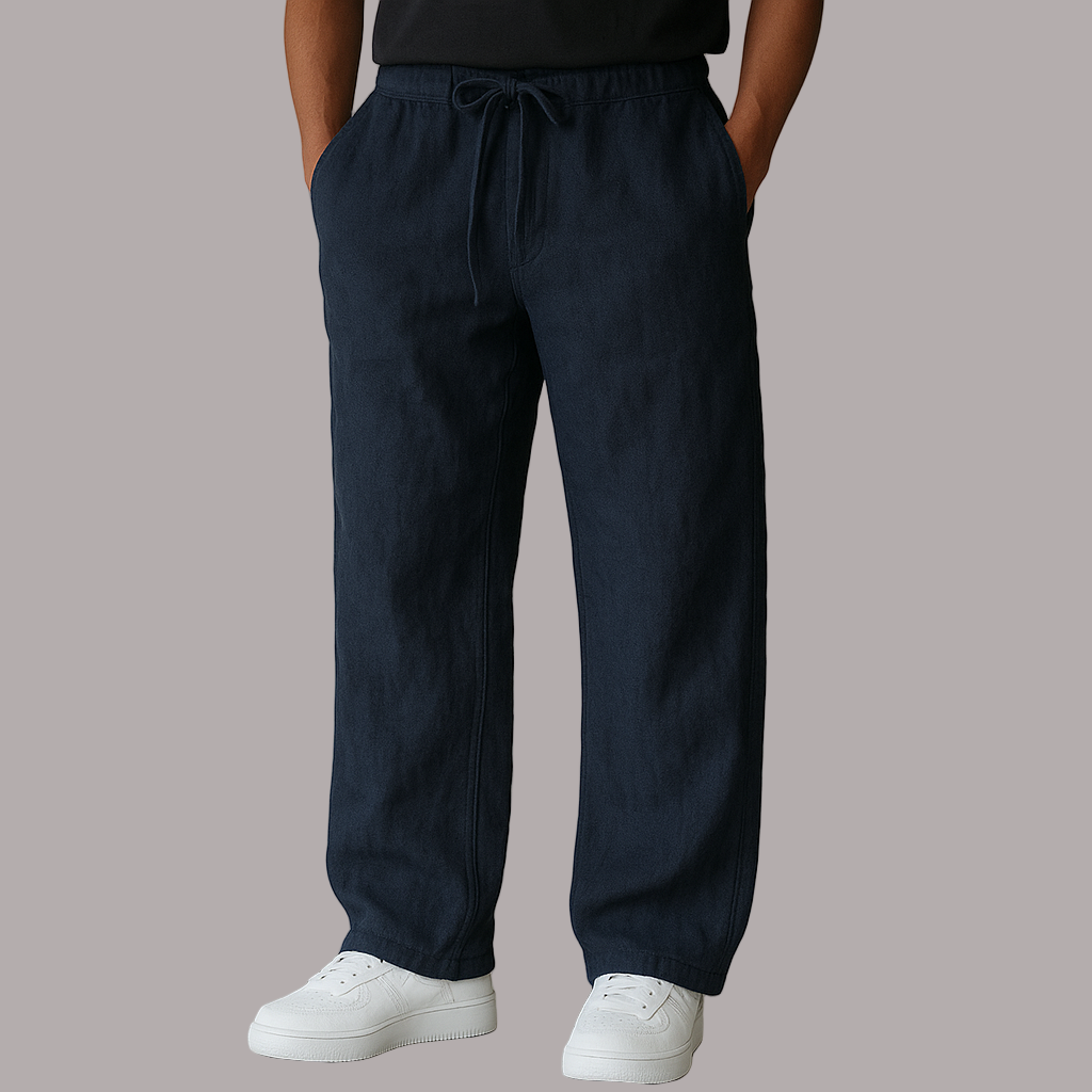 Karl - Pantaloni Eleganți Din In