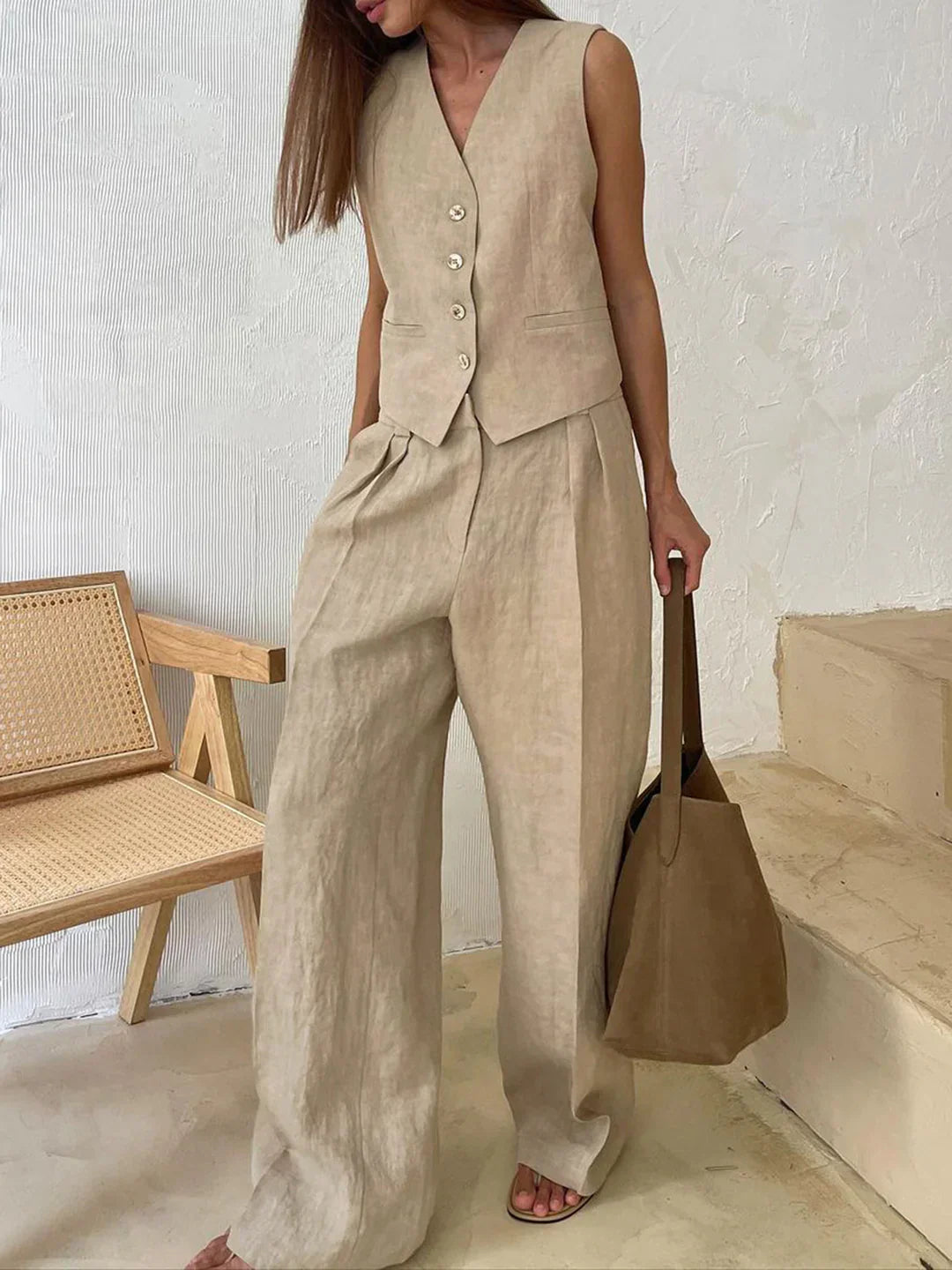 Antonia - Set de pantaloni cu eleganță atemporală