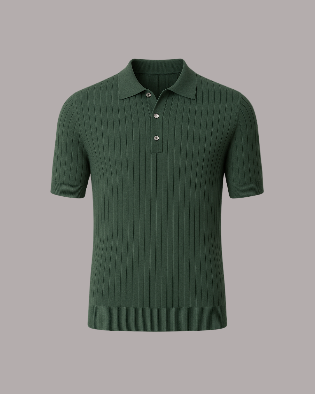 Mihai – Tricou Polo Tricotat cu Mâneci Scurte