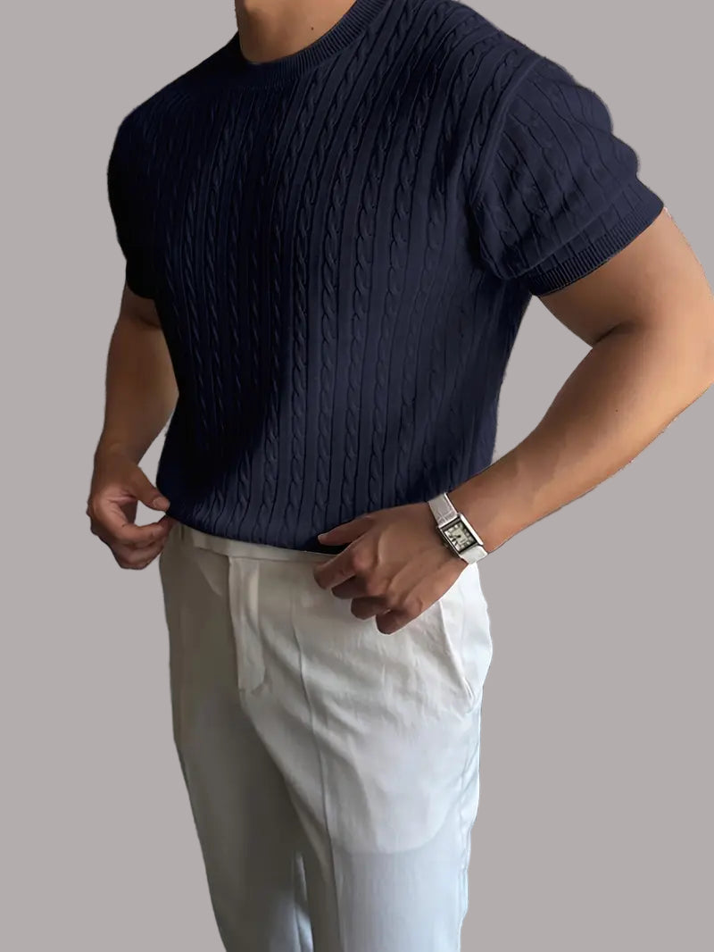 Charles - Tricou Eleganta Tricotat