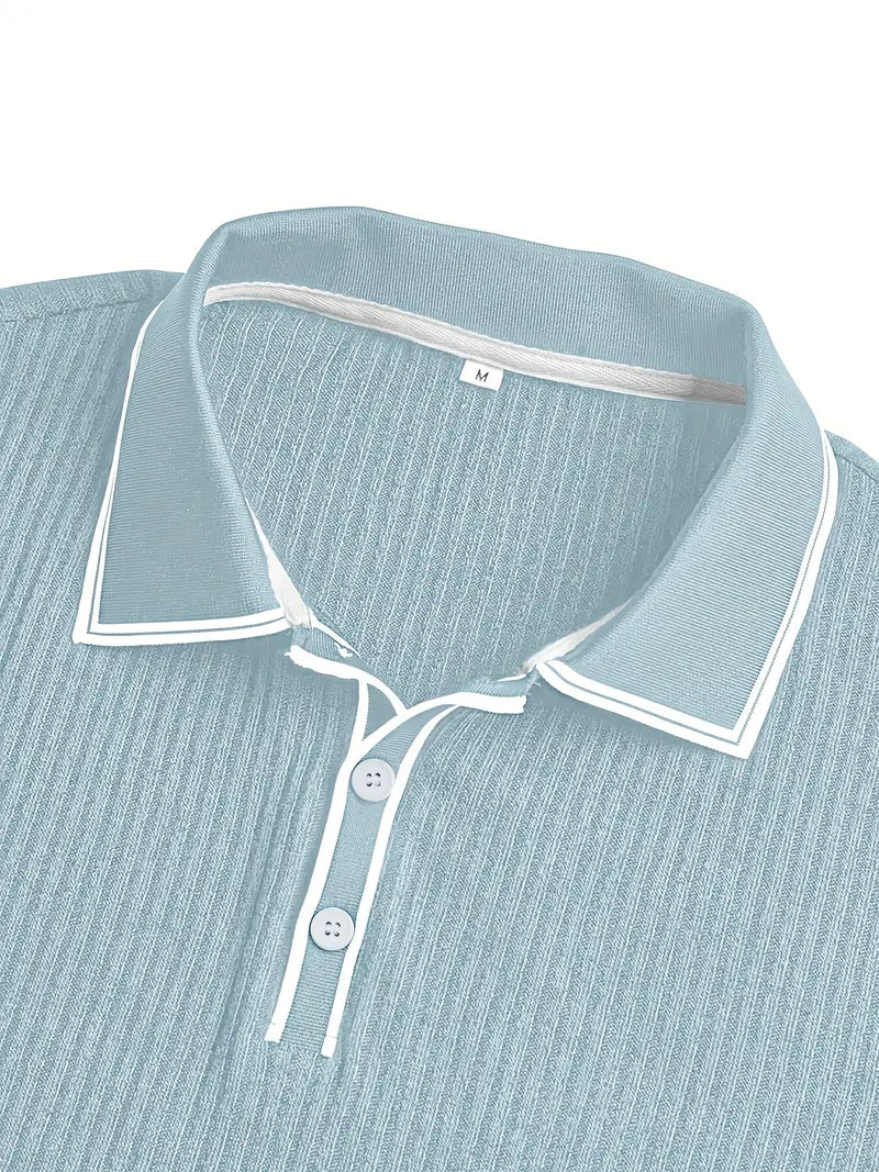 Valentin – Tricou Polo Elegant cu Mâneci Scurte