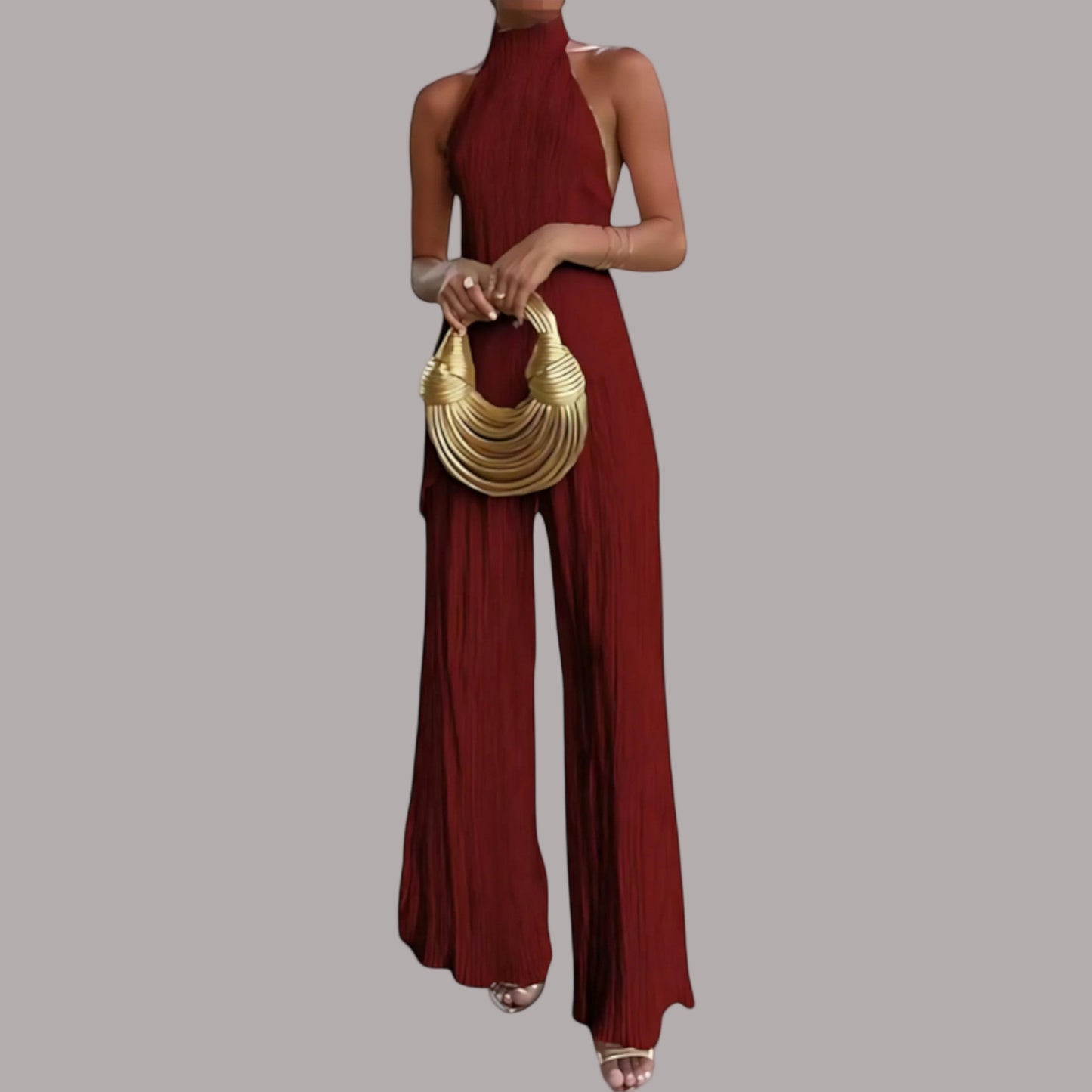 Marilena - Set elegant plissé asimetric