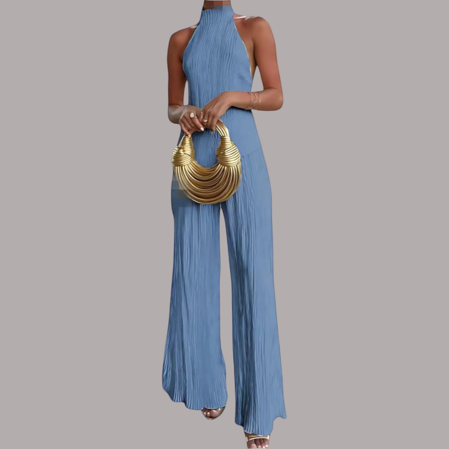 Marilena - Set elegant plissé asimetric