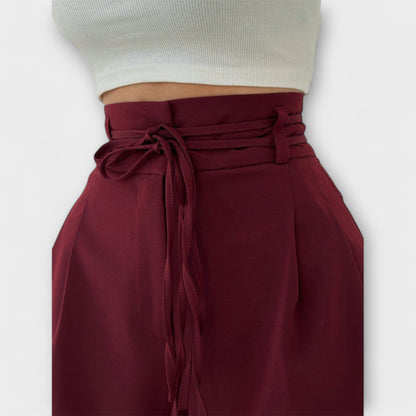 Losefina - Pantaloni casual cu șiret