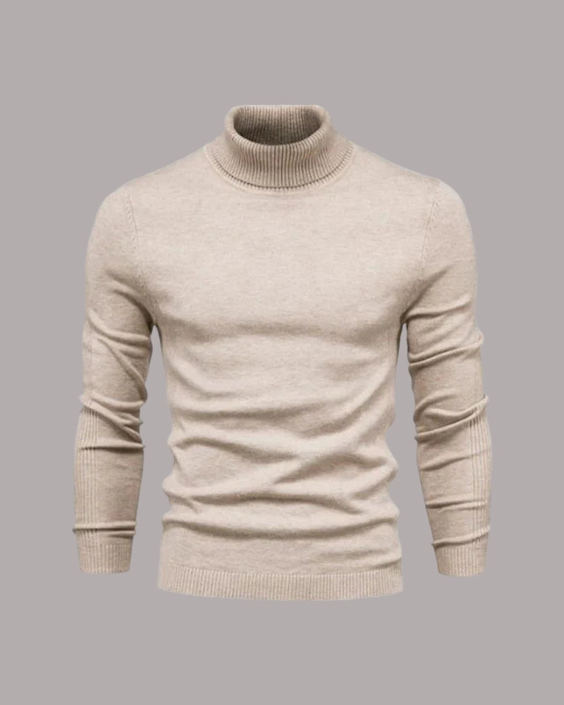 Patrik - Pulover din Lână Merino cu Guler Înalt