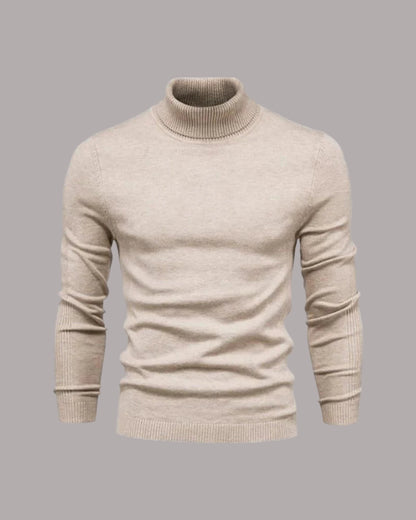 Patrik - Pulover din Lână Merino cu Guler Înalt