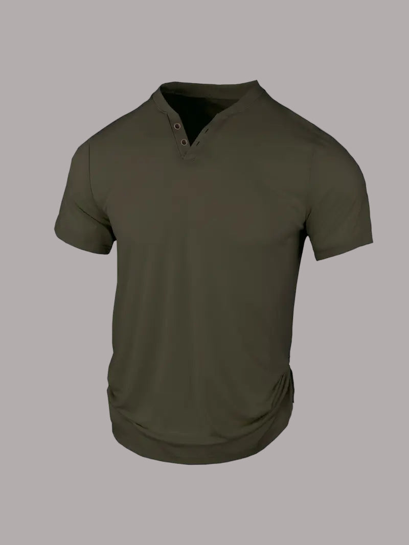 Ciprian – Tricou Tricotat cu Nasturi