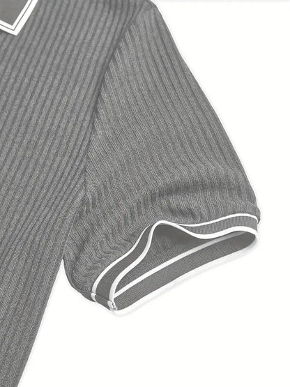 Valentin – Tricou Polo Elegant cu Mâneci Scurte