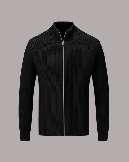 Pavlo - Amalfi Gilet din Lână cu Fermuar Pe Toată Lungimea