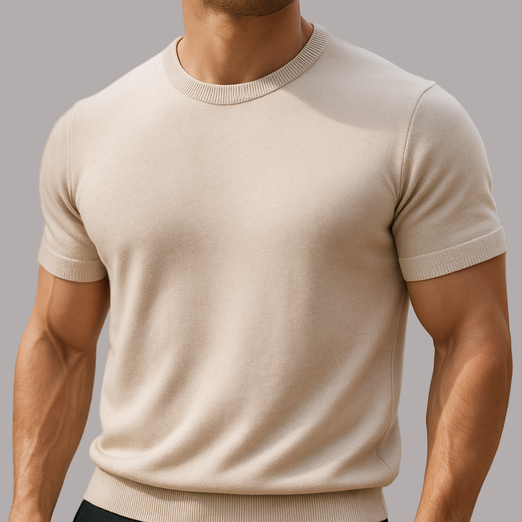 Panko - Tricou Elegant Cu Mâneci Scurte