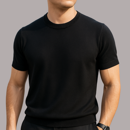 Panko - Tricou Elegant Cu Mâneci Scurte