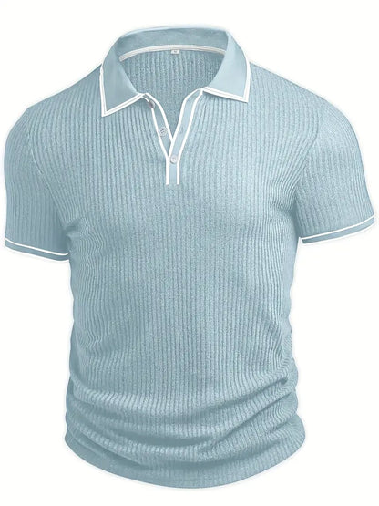 Valentin – Tricou Polo Elegant cu Mâneci Scurte