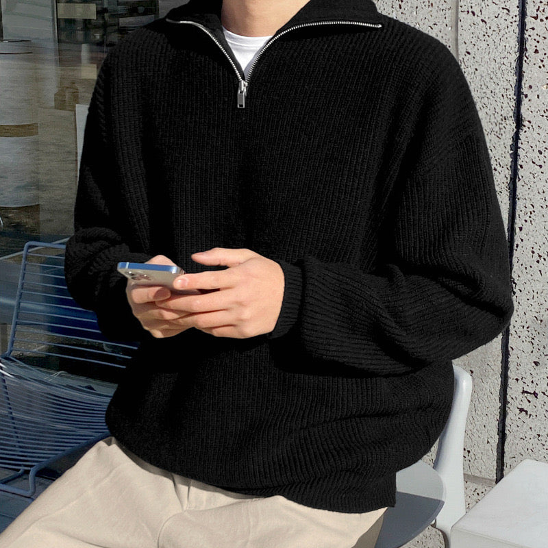 Bogdan - Pulover cu fermoar la jumătate