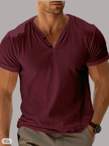 Ciprian – Tricou Tricotat cu Nasturi