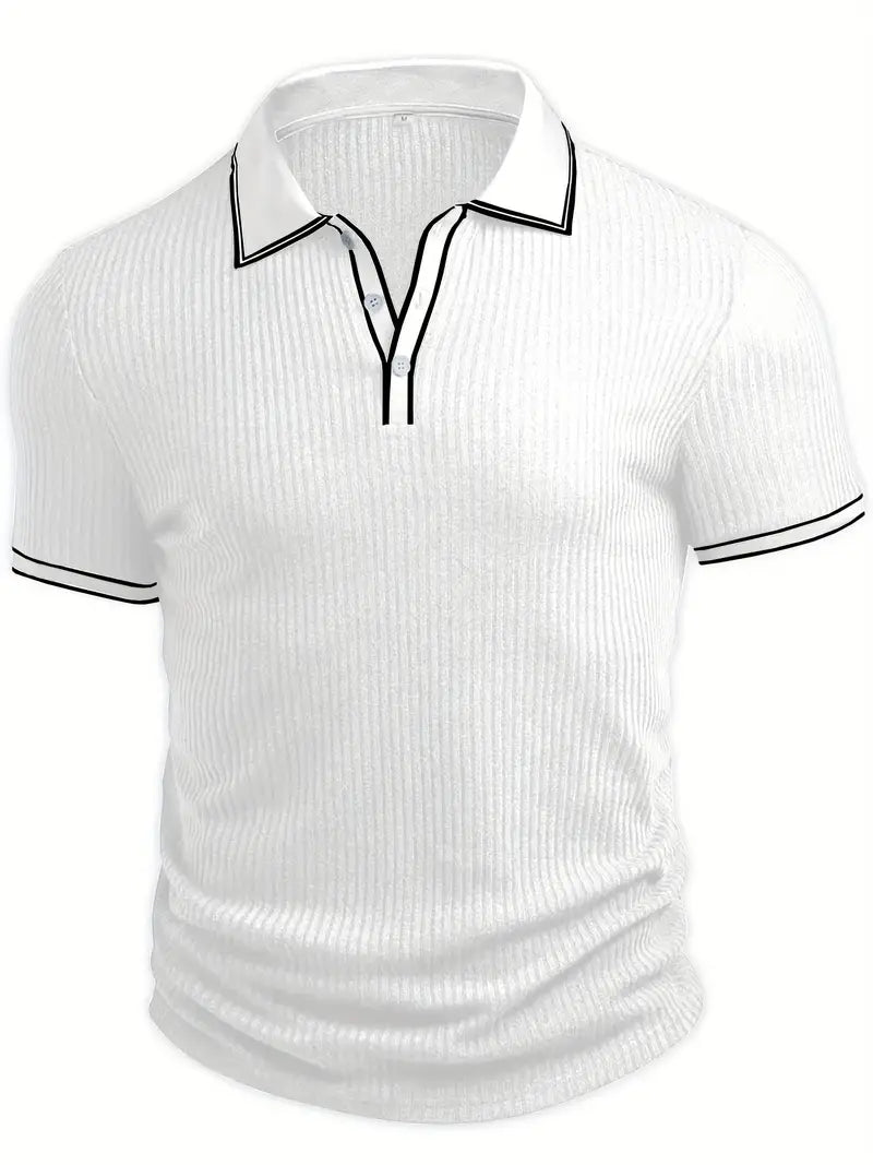 Valentin – Tricou Polo Elegant cu Mâneci Scurte