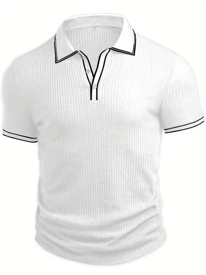 Valentin – Tricou Polo Elegant cu Mâneci Scurte