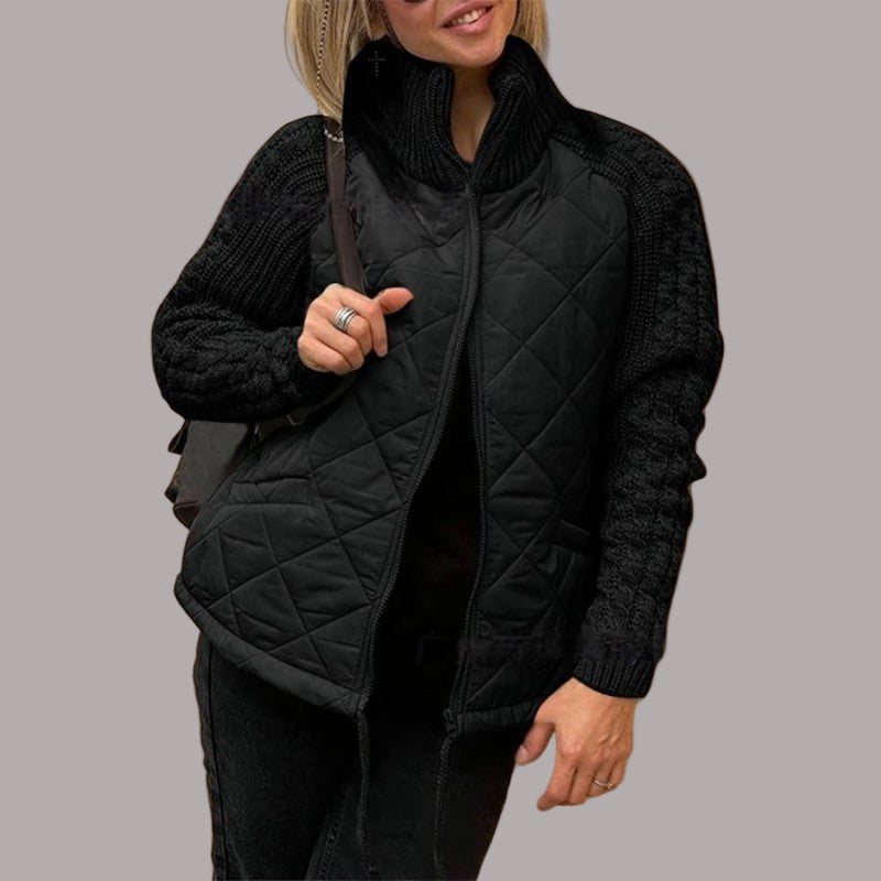 Yael - Geacă matlasată patchwork damă