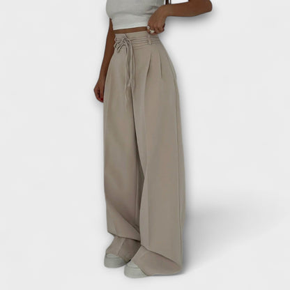 Losefina - Pantaloni casual cu șiret