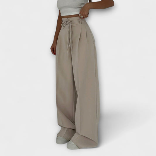 Losefina - Pantaloni casual cu șiret