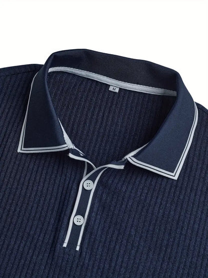 Valentin – Tricou Polo Elegant cu Mâneci Scurte