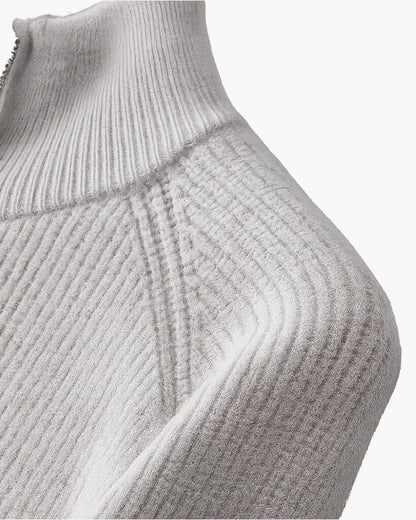 Pavlo - Amalfi Gilet din Lână cu Fermuar Pe Toată Lungimea