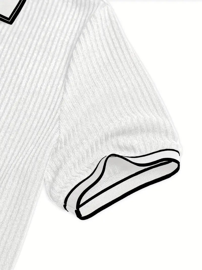Valentin – Tricou Polo Elegant cu Mâneci Scurte