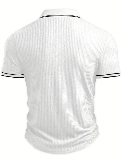 Valentin – Tricou Polo Elegant cu Mâneci Scurte