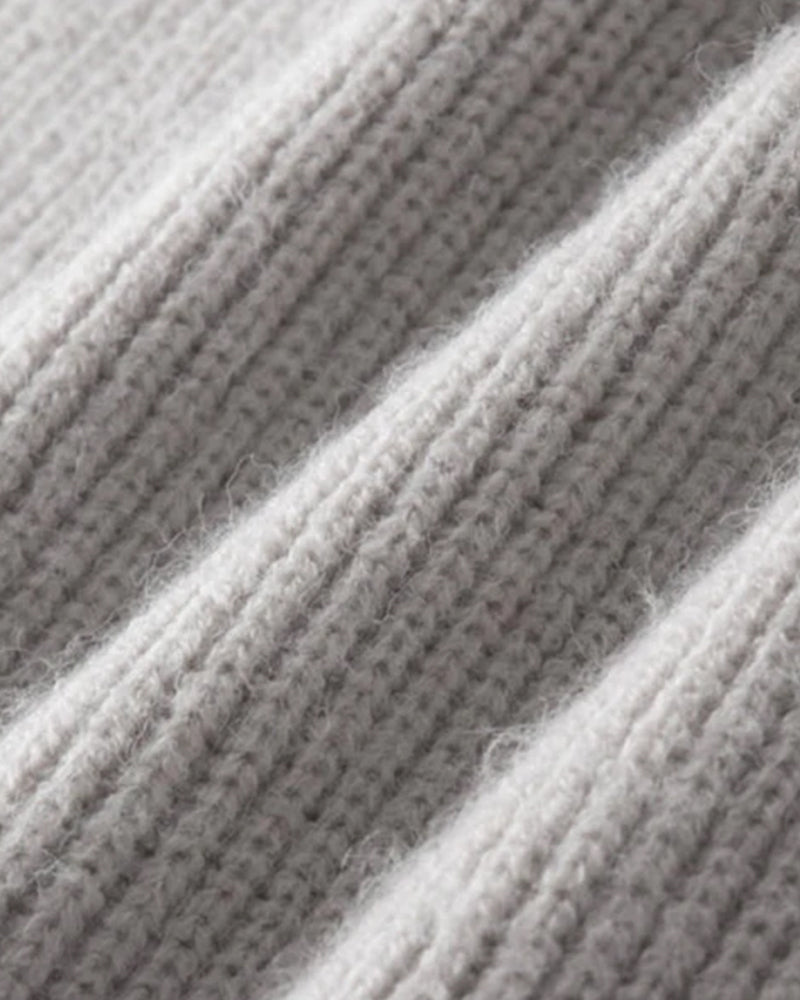 Pavlo - Amalfi Gilet din Lână cu Fermuar Pe Toată Lungimea