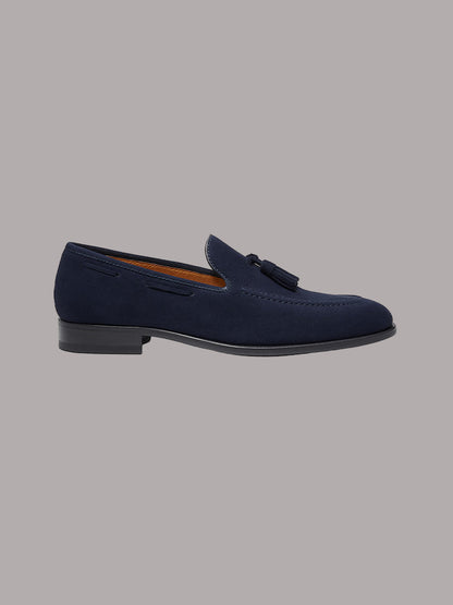 Neagu - Loafers din Suede cu Pompom