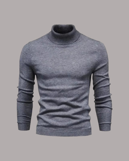 Patrik - Pulover din Lână Merino cu Guler Înalt