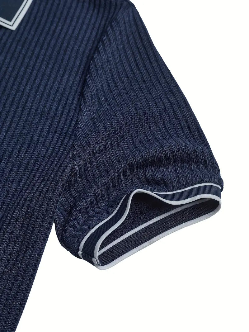 Valentin – Tricou Polo Elegant cu Mâneci Scurte