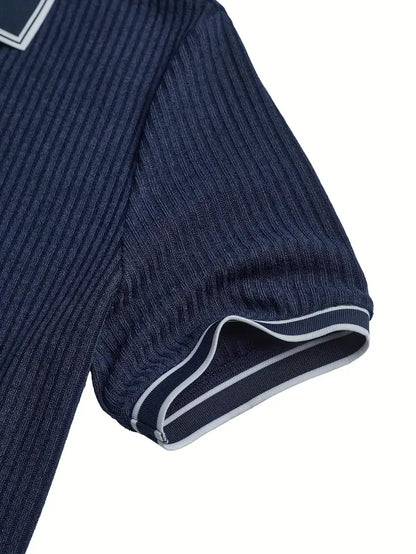 Valentin – Tricou Polo Elegant cu Mâneci Scurte