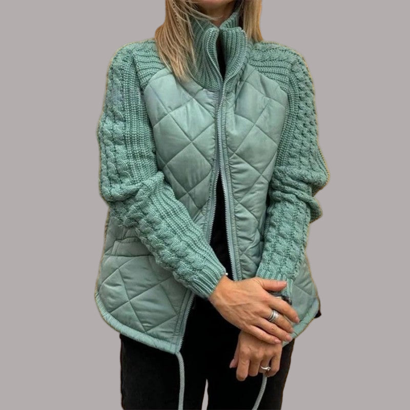 Yael - Geacă matlasată patchwork damă