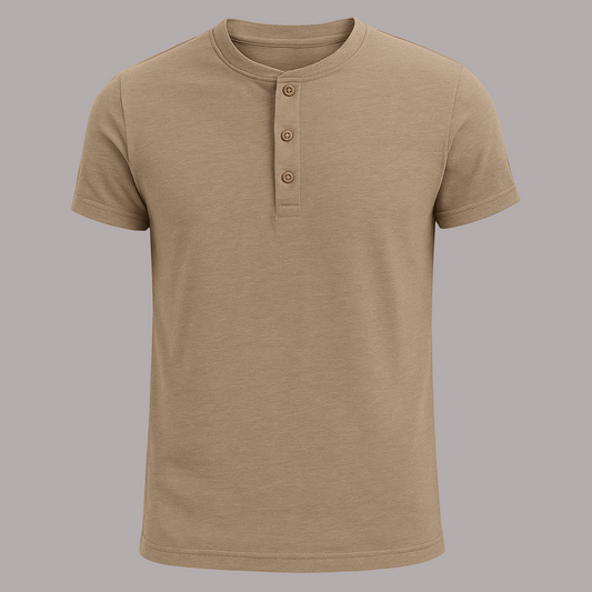 Bill - Tricou Elegant Cu Guler Rotund