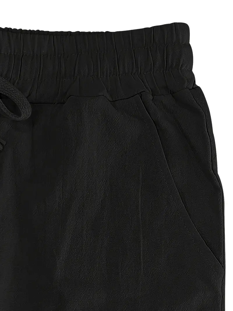 Karl - Pantaloni Din Bumbac Respirabil Cu Buzunare