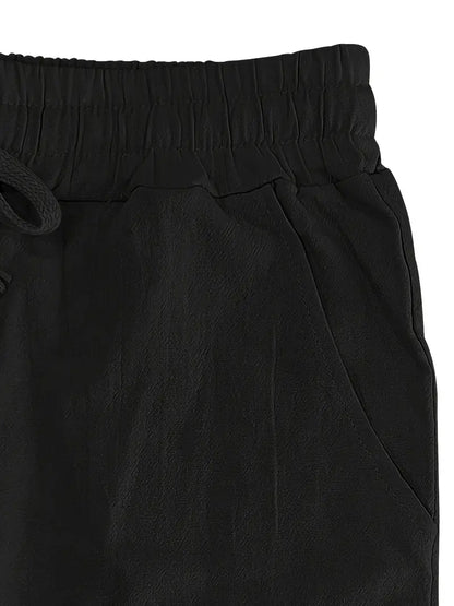 Karl - Pantaloni Din Bumbac Respirabil Cu Buzunare