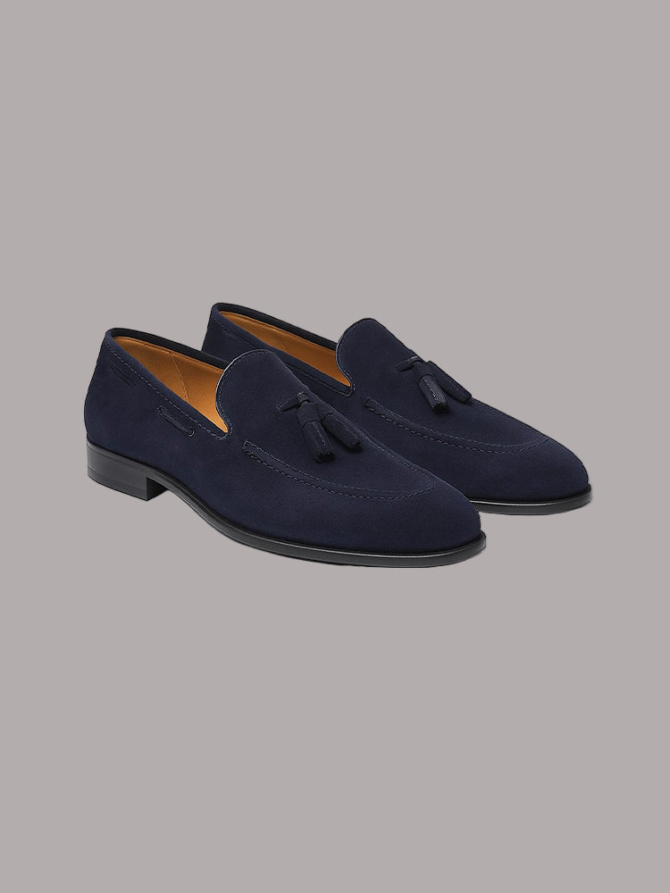 Neagu - Loafers din Suede cu Pompom