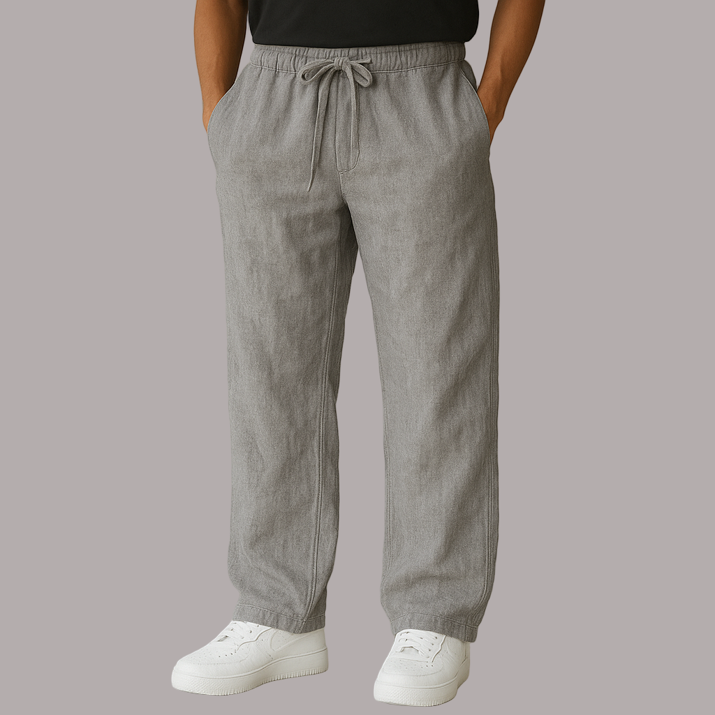 Karl - Pantaloni Eleganți Din In