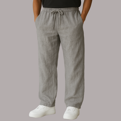 Karl - Pantaloni Eleganți Din In