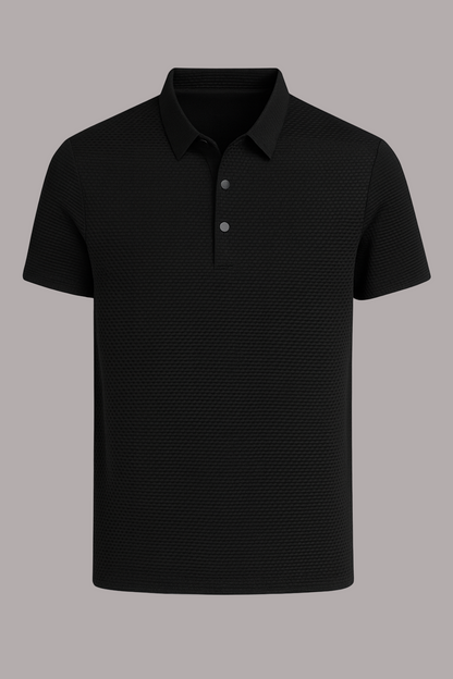Peter - Tricou polo cu Mâneci Scurte și Material Elastic