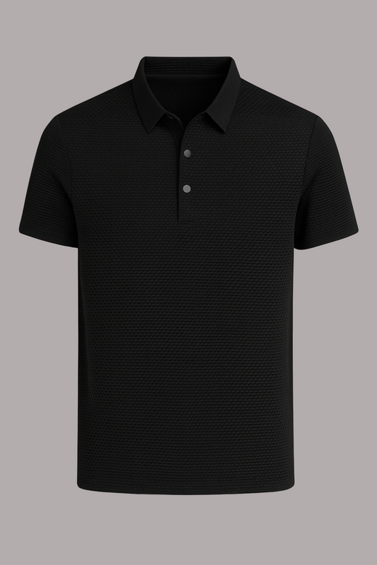 Peter - Tricou polo cu Mâneci Scurte și Material Elastic